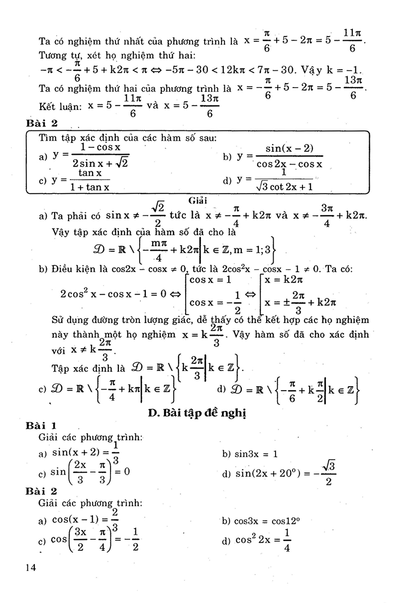 giải bài tập toán đại số - giải tích 11 - Ảnh 10