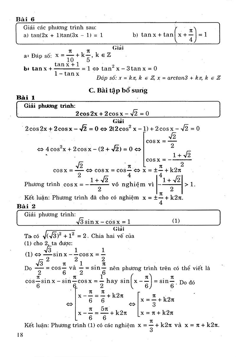 giải bài tập toán đại số - giải tích 11 - Ảnh 14
