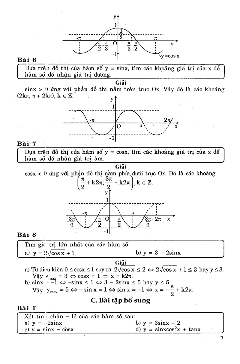 giải bài tập toán đại số - giải tích 11 - Ảnh 5