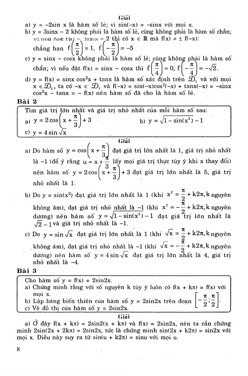 giải bài tập toán đại số - giải tích 11 - Ảnh 6