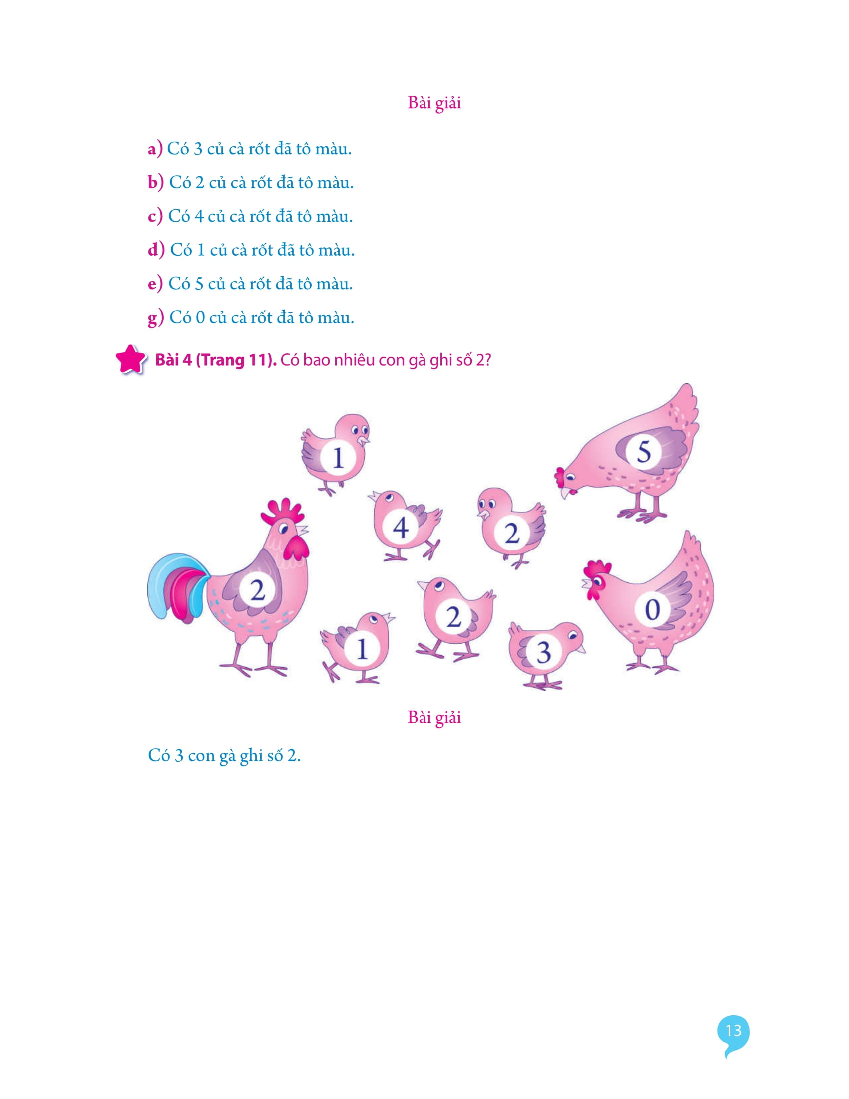 Giải Bài Tập Toán Lớp 1 - Tập 1 - Ảnh 13