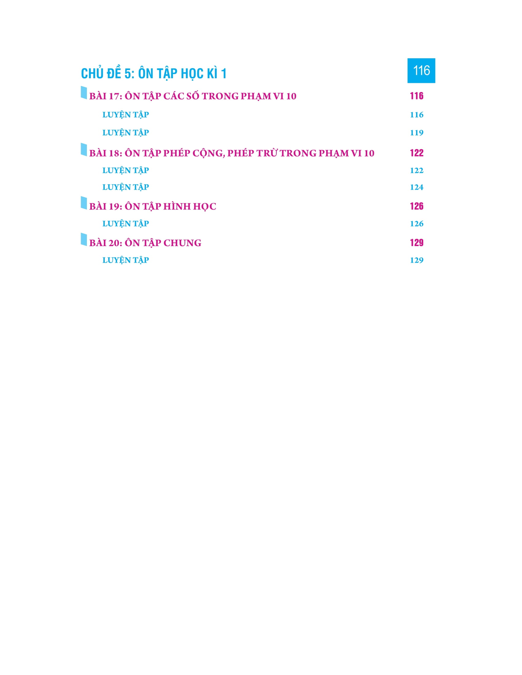 Giải Bài Tập Toán Lớp 1 - Tập 1 - Ảnh 8