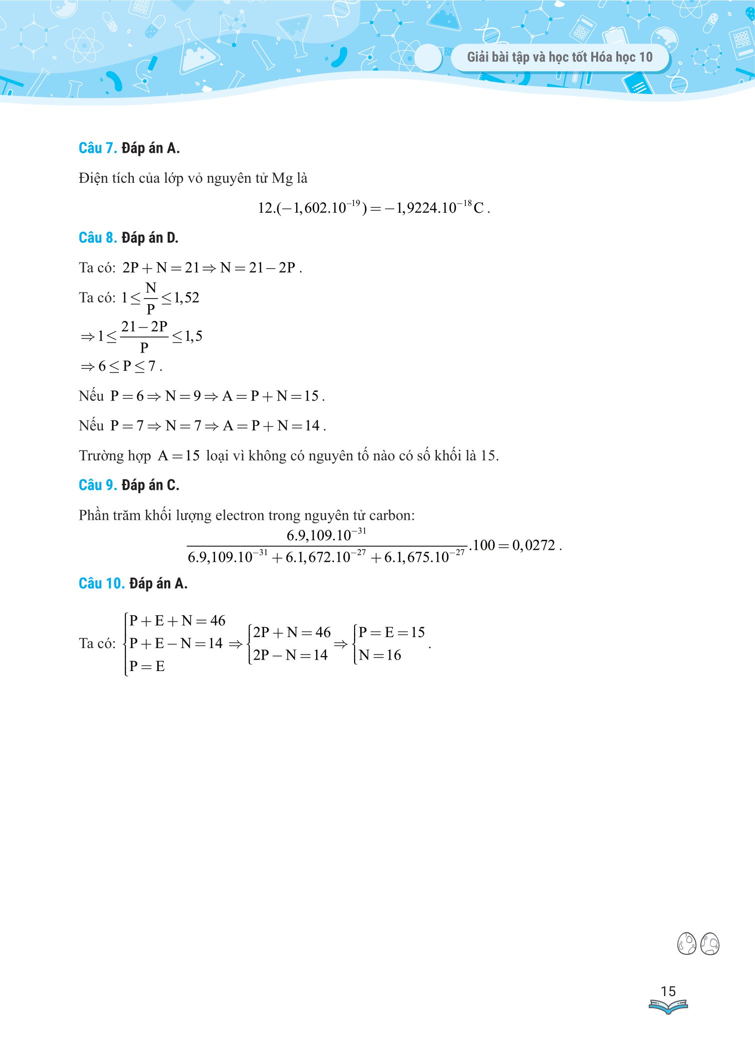 giải bài tập và học tốt hóa học 10 - Ảnh 17