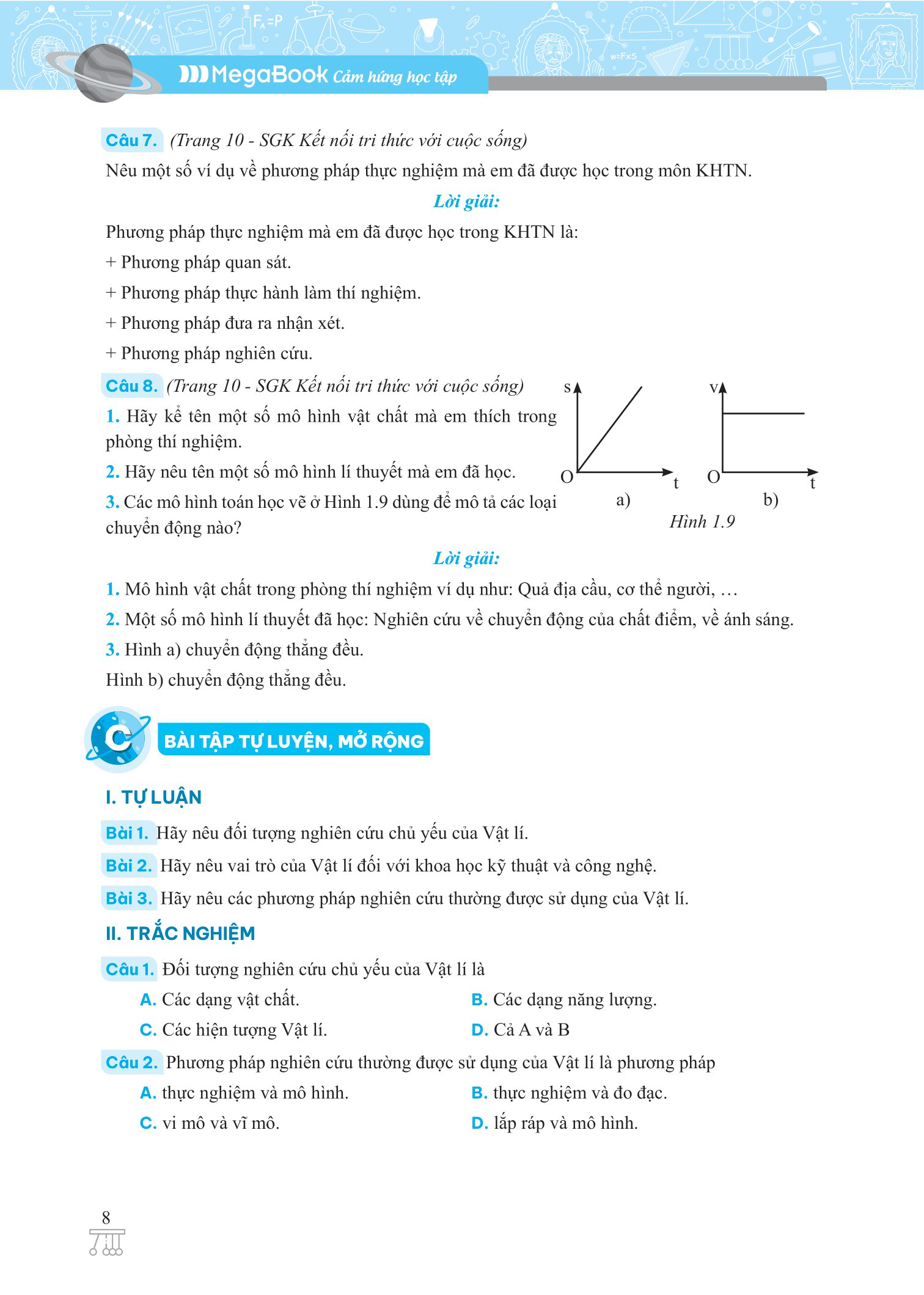 giải bài tập và học tốt vật lý 10 - Ảnh 10
