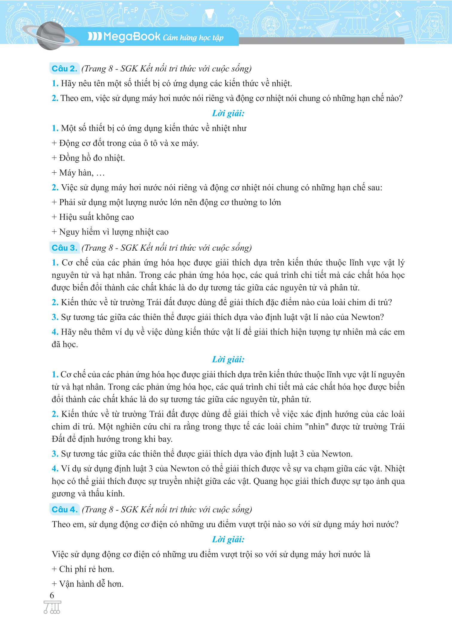 giải bài tập và học tốt vật lý 10 - Ảnh 8