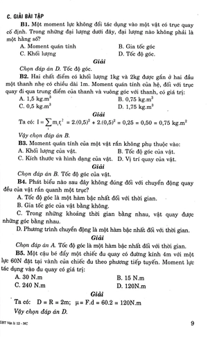 giải bài tập vật lí 12 nâng cao - Ảnh 8