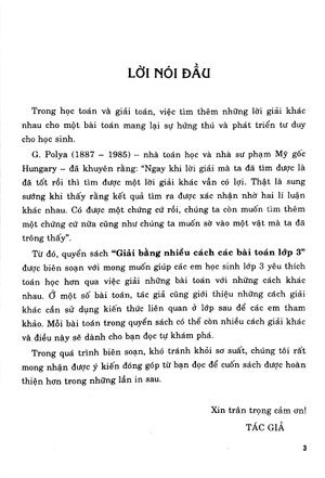 giải bằng nhiều cách các bài toán lớp 3 (biên soạn theo chương trình giáo dục phổ thông mới) - Ảnh 4