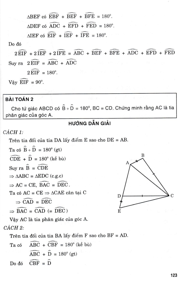 giải bằng nhiều cách các bài toán lớp 8 (biên soạn theo chương trình giáo dục phổ thông mới) - Ảnh 12