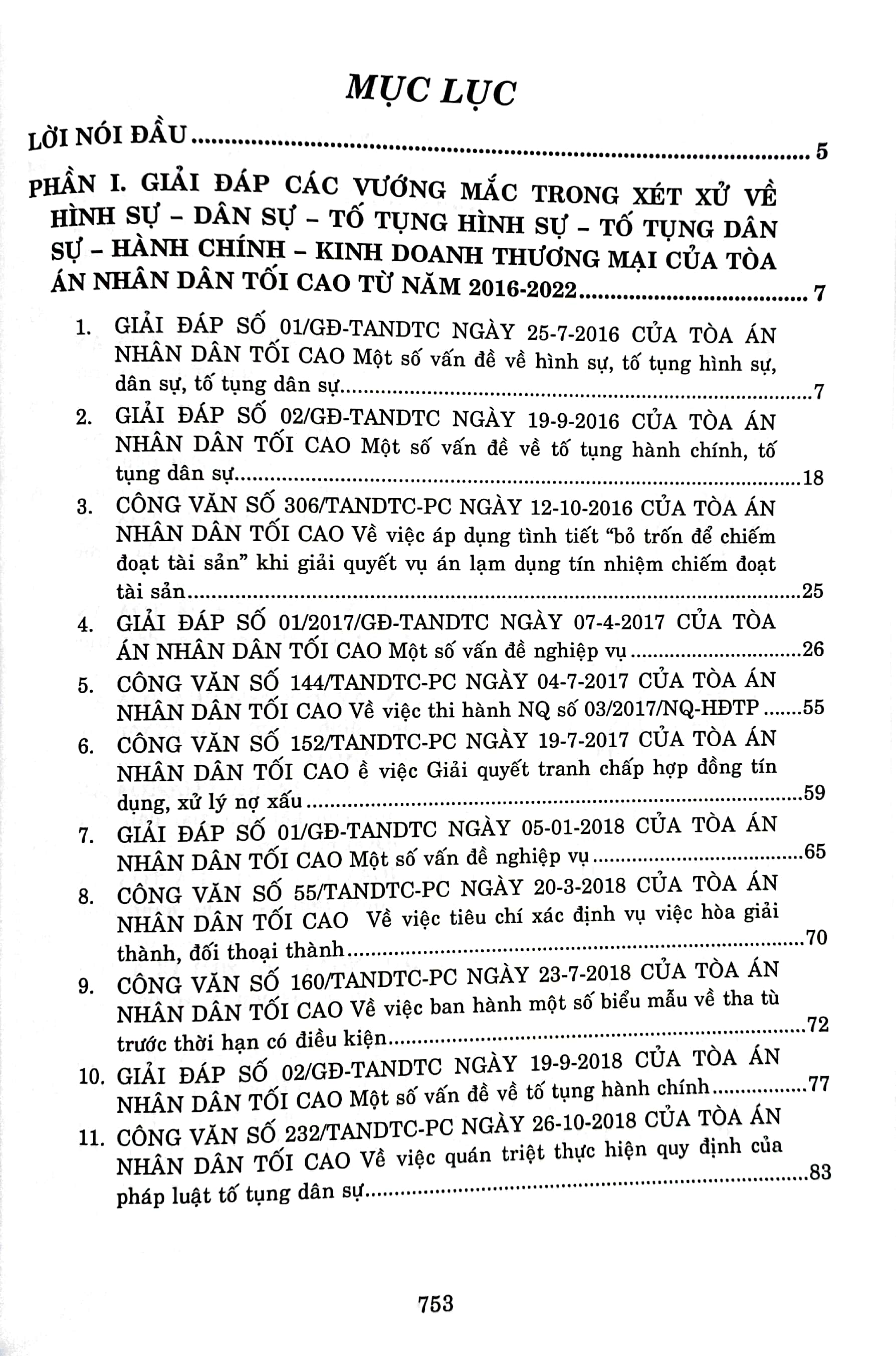 giải đáp vướng mắc trong nghiệp vụ xét xử của tòa án nhân dân tối cao và hệ thống 63 án lệ (mới nhất) - Ảnh 3