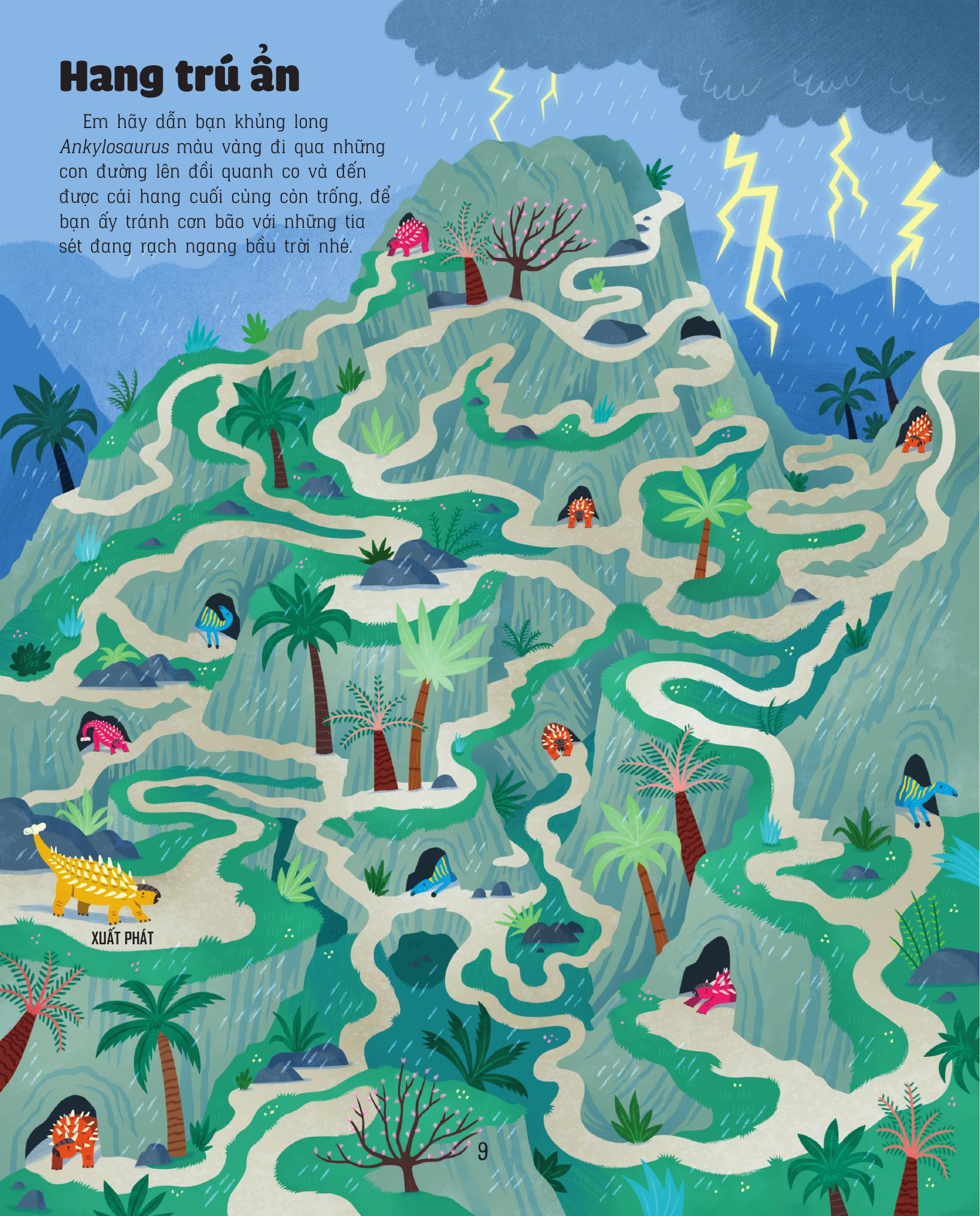 giải mã mê cung - phát triển iq - khủng long - Ảnh 10