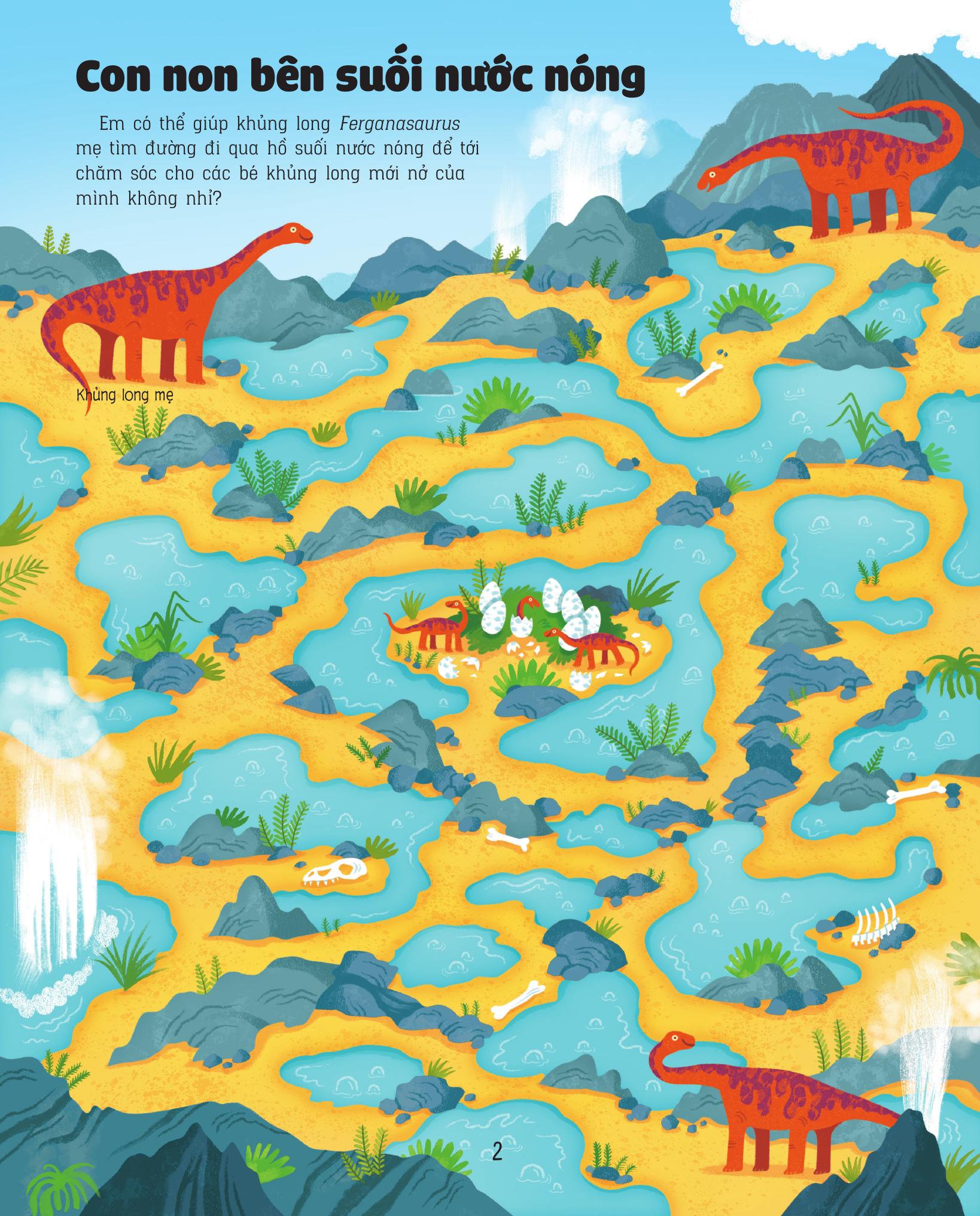 giải mã mê cung - phát triển iq - khủng long - Ảnh 3