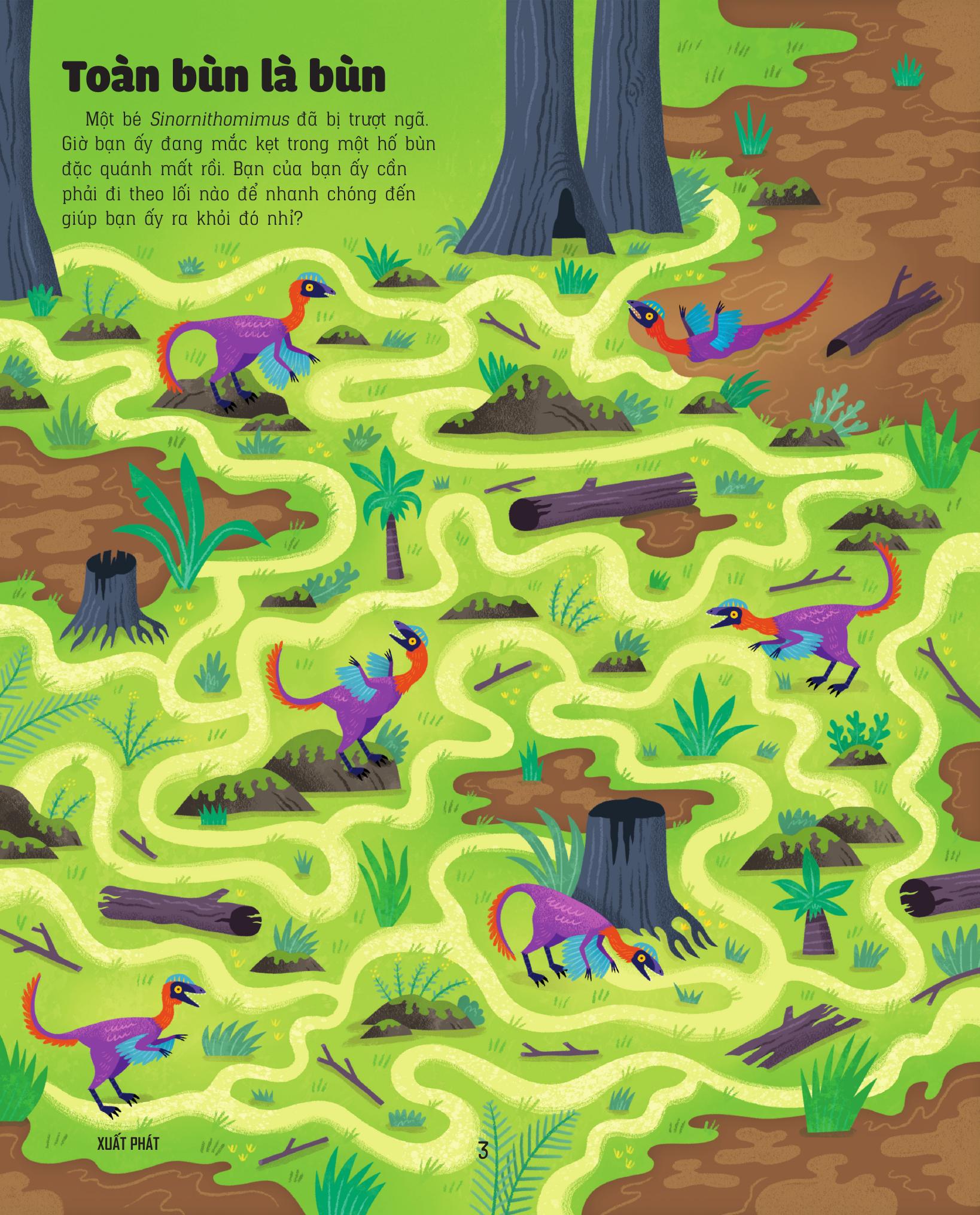 giải mã mê cung - phát triển iq - khủng long - Ảnh 4