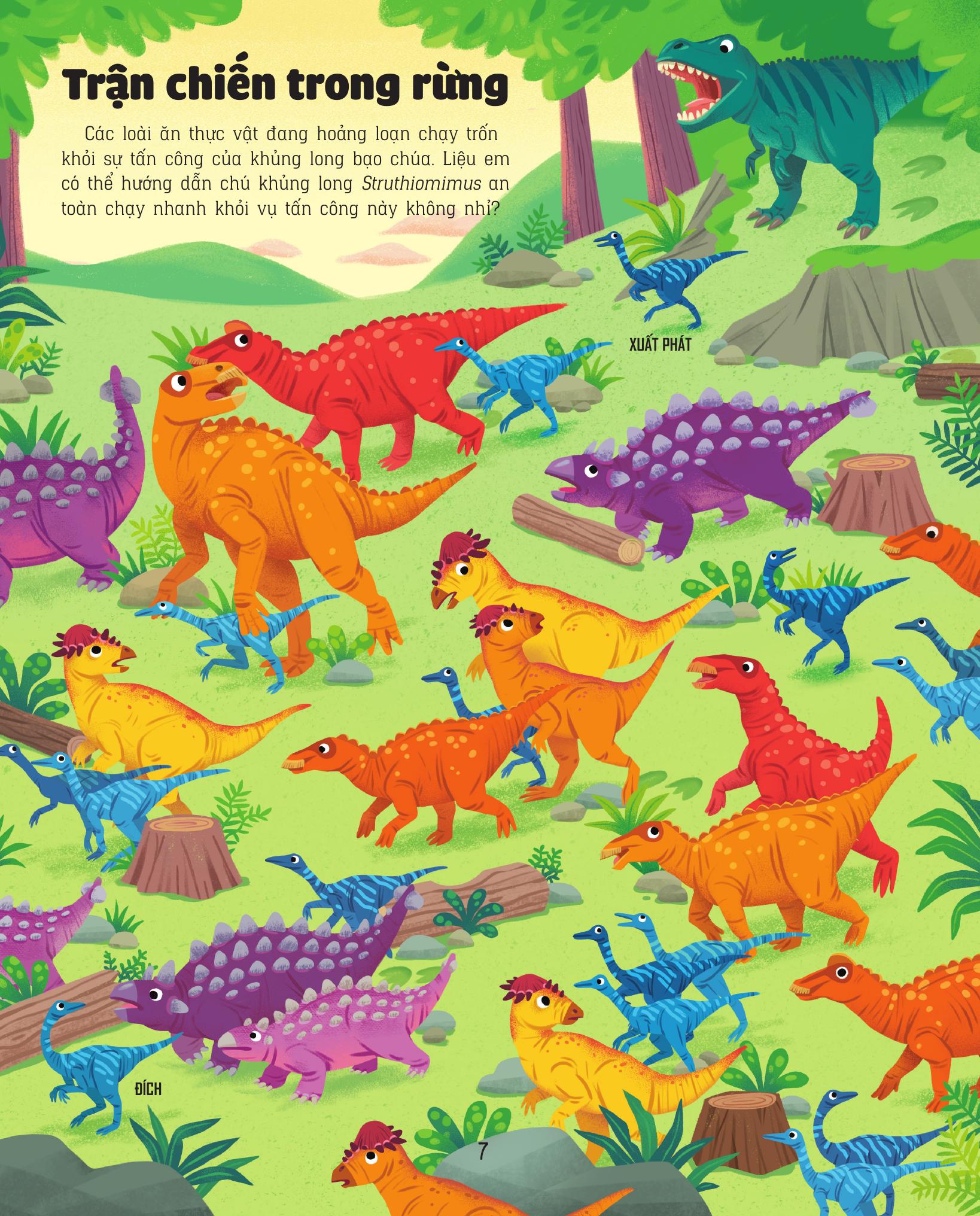 giải mã mê cung - phát triển iq - khủng long - Ảnh 8