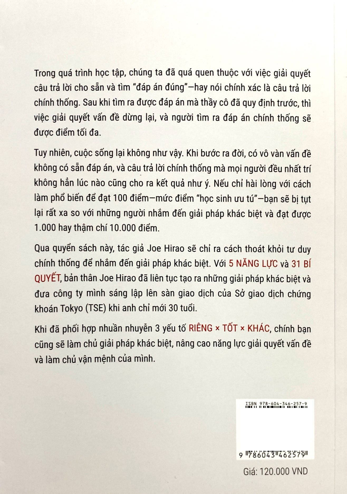 giải pháp khác biệt – riêng × tốt × khác – giải pháp chính thống là chưa đủ, thế giới này cần giải pháp khác biệt – 5 năng lực và 31 bí quyết giúp giải quyết vấn đề hiệu quả - Ảnh 9
