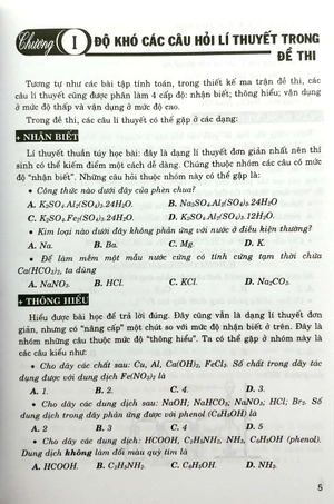 giải quyết bài tập lí thuyết khó trong đề thi thpt quốc gia môn hóa học - Ảnh 5