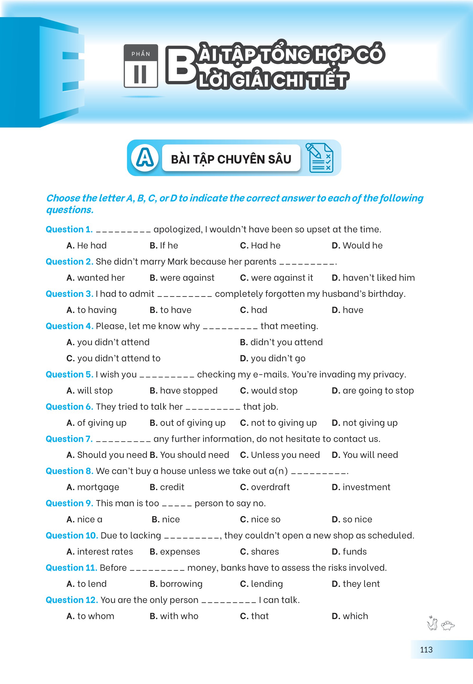 giải thích chuyên sâu - bài tập nâng cao ngữ pháp tiếng anh theo chủ đề - Ảnh 11