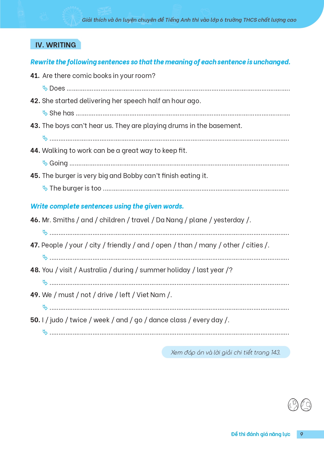 giải thích và ôn luyện chuyên đề tiếng anh thi vào lớp 6 trường thcs chất lượng cao - Ảnh 10