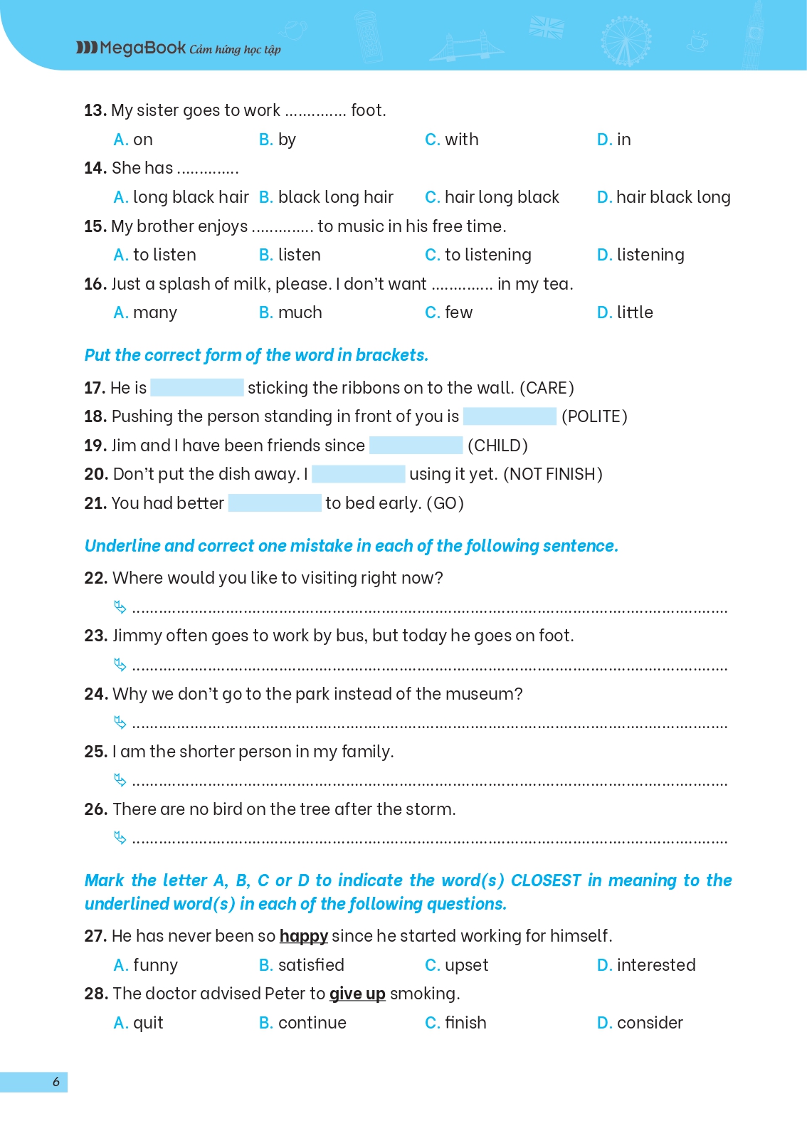 giải thích và ôn luyện chuyên đề tiếng anh thi vào lớp 6 trường thcs chất lượng cao - Ảnh 7