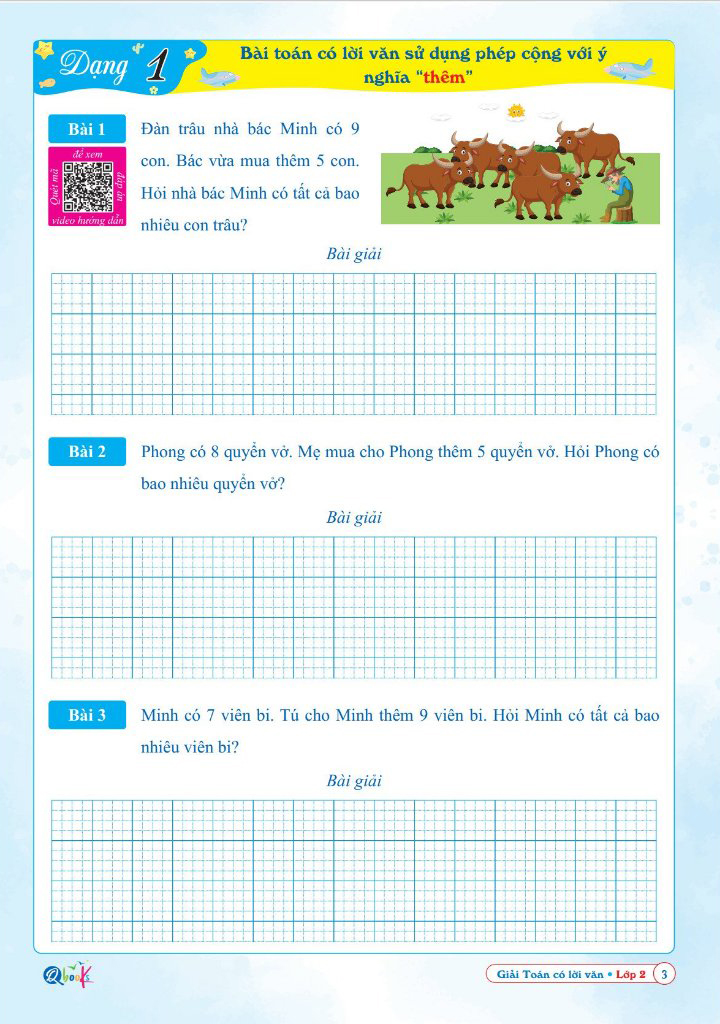 giải toán có lời văn lớp 2 - Ảnh 5