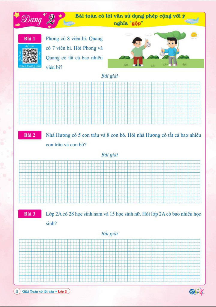 giải toán có lời văn lớp 2 - Ảnh 6