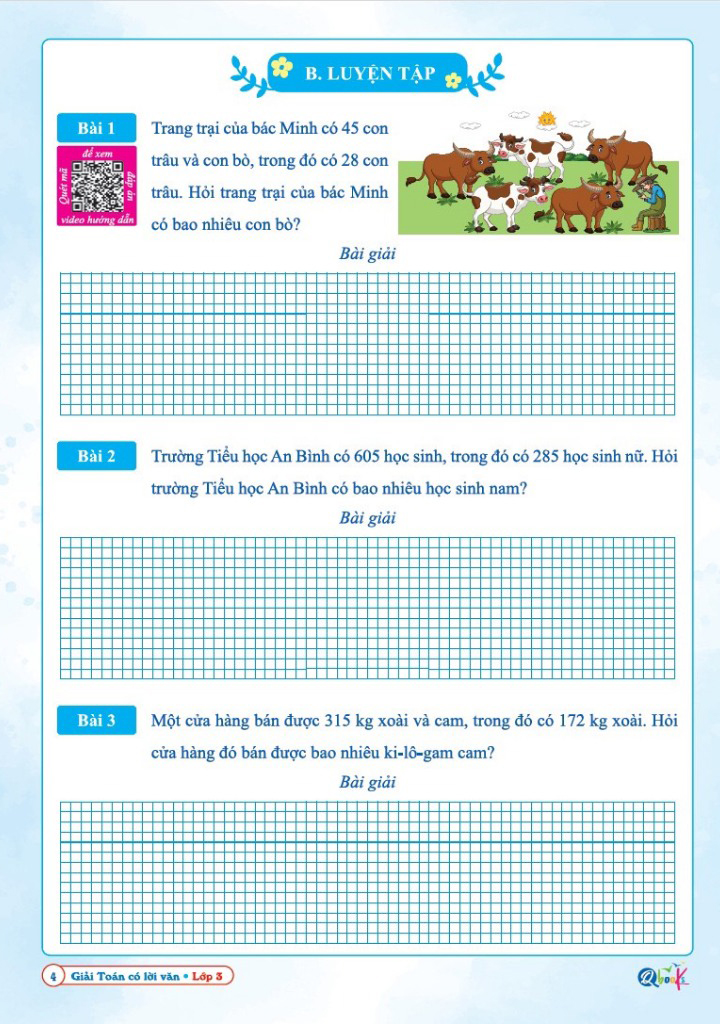 giải toán có lời văn lớp 3 - Ảnh 7
