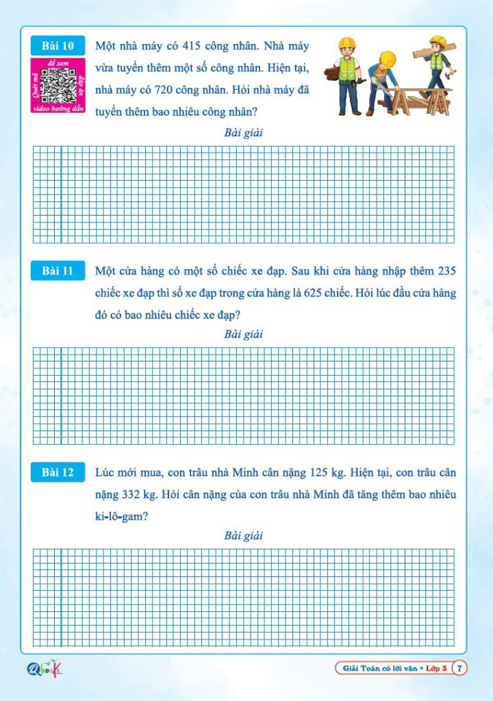 giải toán có lời văn lớp 3 - Ảnh 9