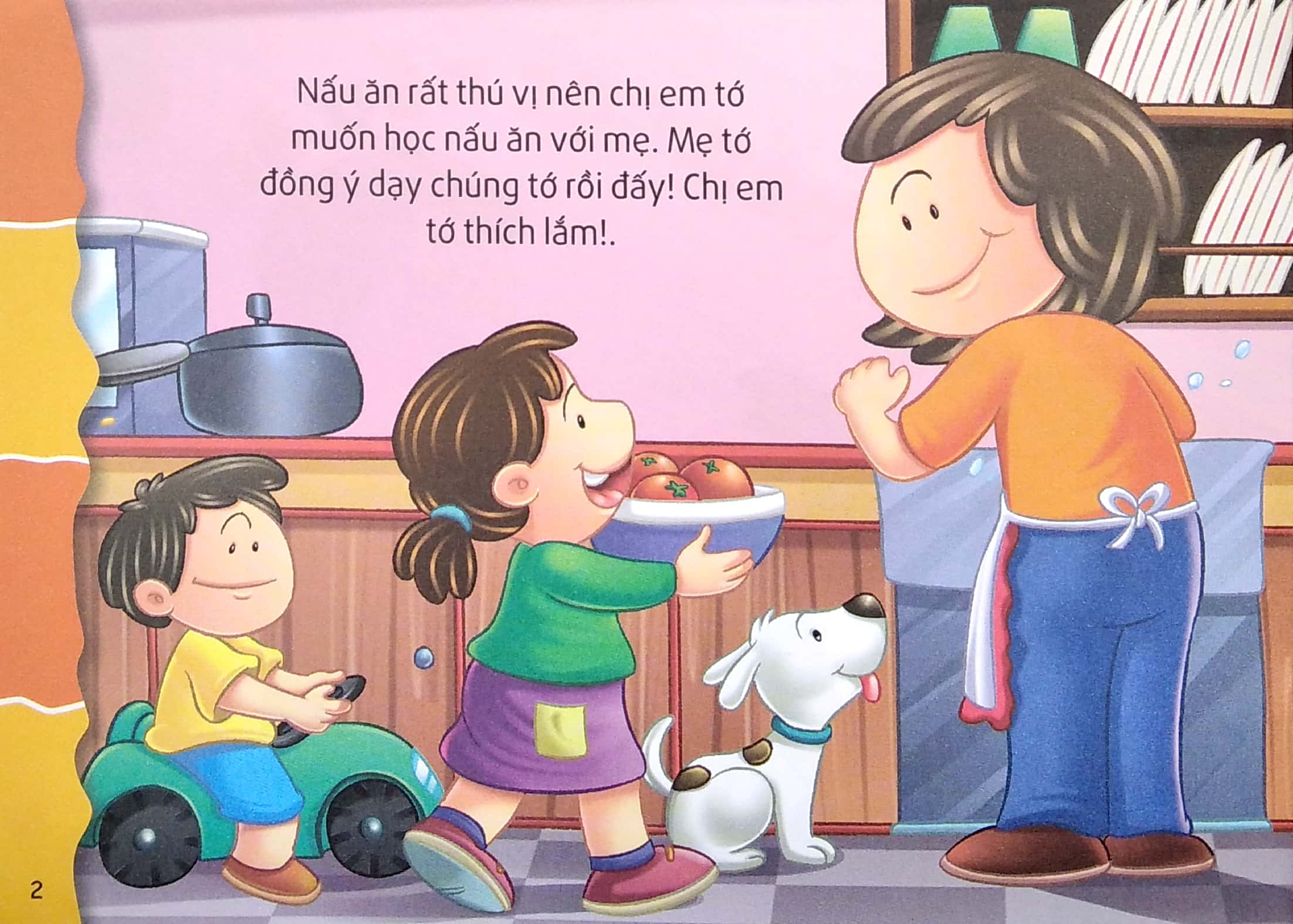 giáo dục các kỹ năng cần thiết cho trẻ - vào bếp học nấu ăn - Ảnh 3