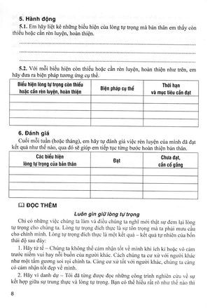 giáo dục đạo đức, kĩ năng sống dành cho học sinh lớp 8 (dùng chung cho các bộ sgk hiện hành) - Ảnh 9