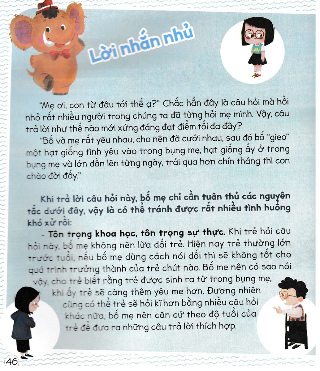 giáo dục đầu đời cho trẻ - những bài học tự bảo vệ bản thân - con từ đâu tới? - Ảnh 10