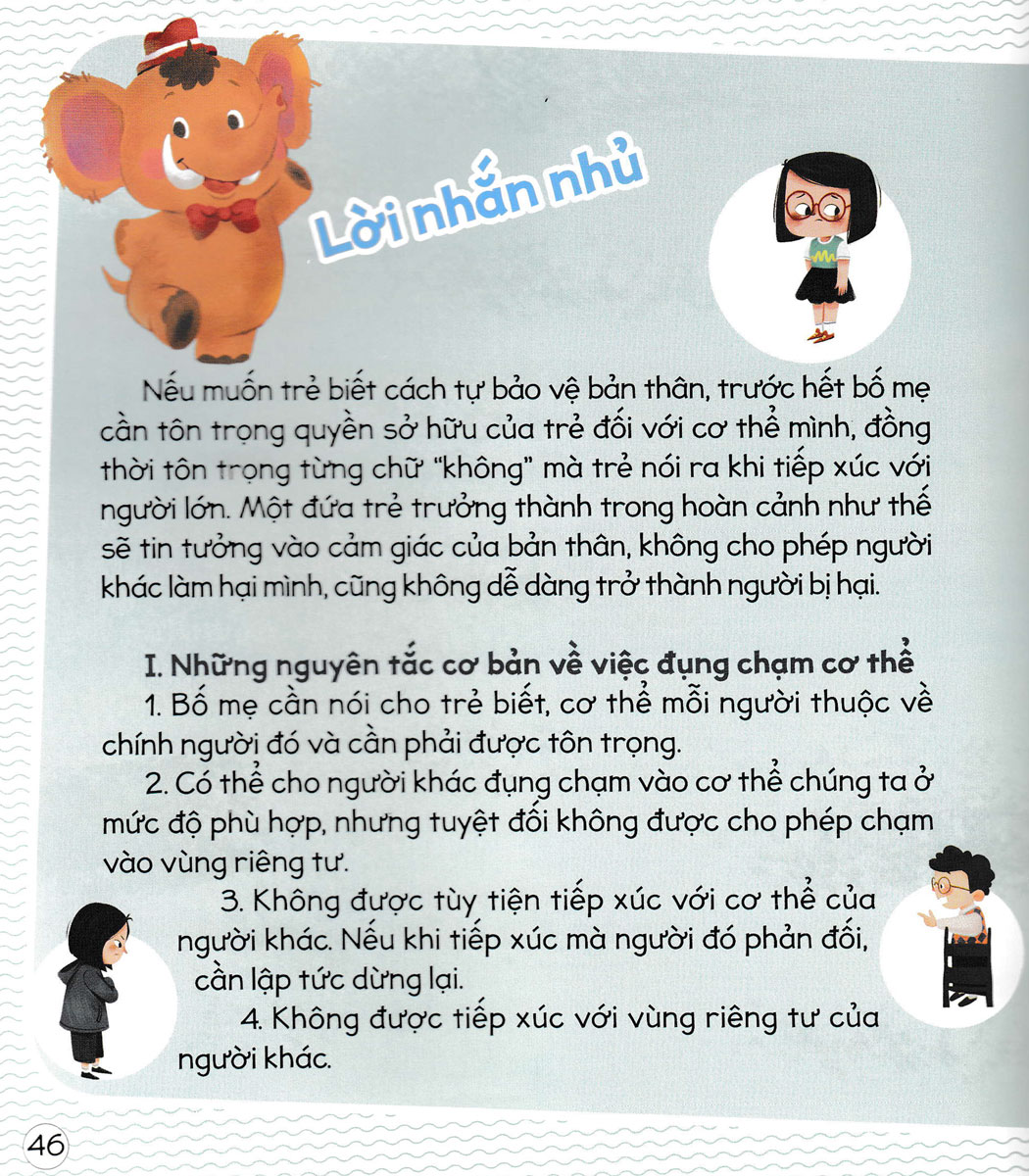 giáo dục đầu đời cho trẻ - những bài học tự bảo vệ bản thân - không được chạm vào vùng riêng tư của tớ - Ảnh 10