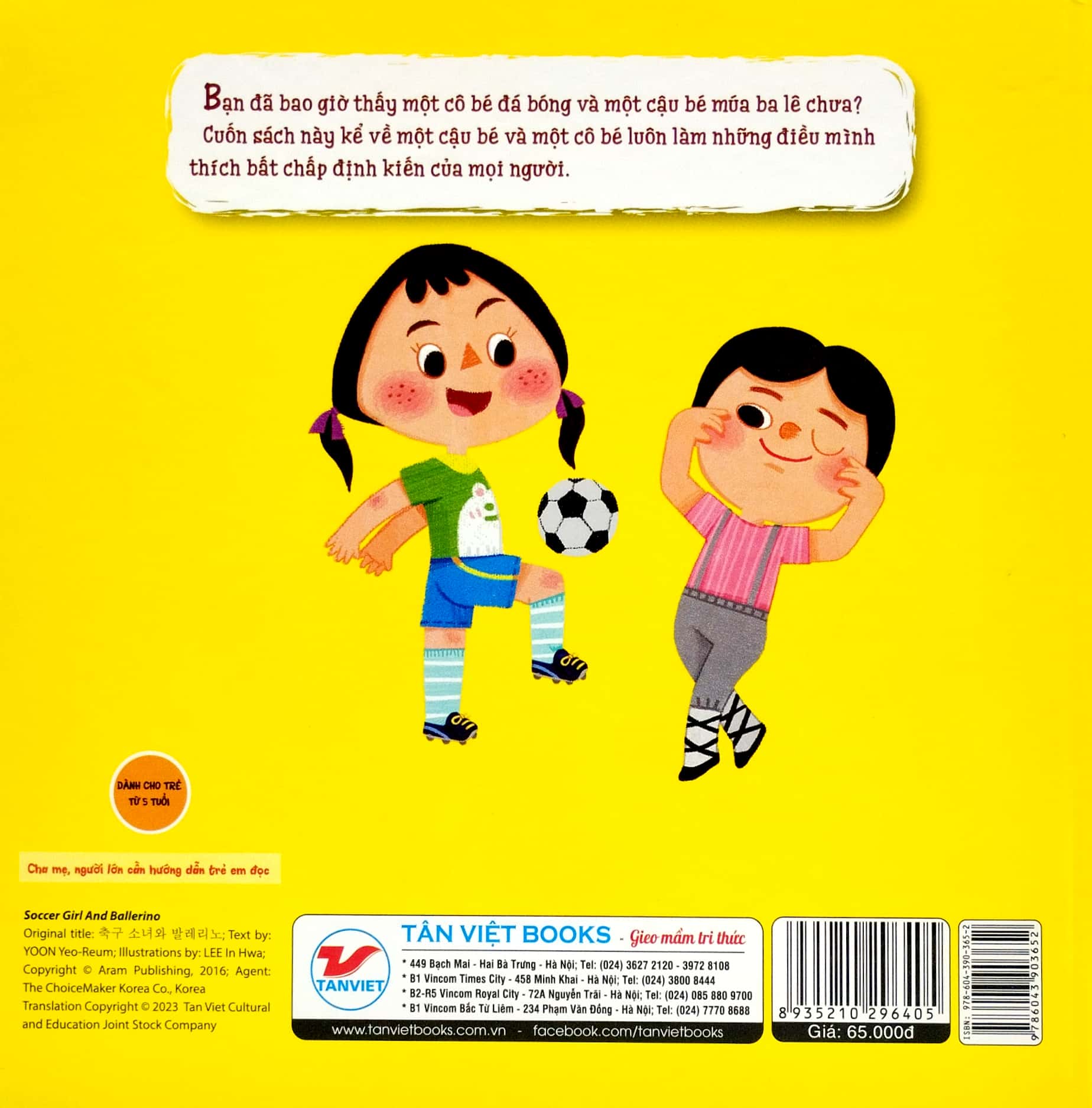 giáo dục giới tính - cô bé đá bóng và cậu bé múa ba lê (bìa cứng) - Ảnh 6