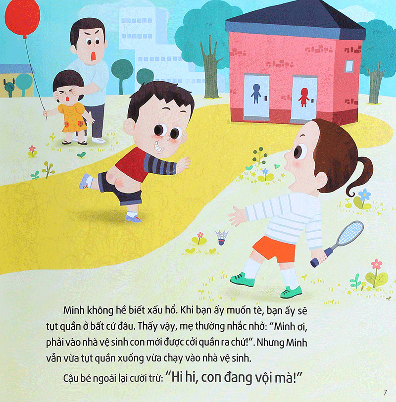 giáo dục giới tính - phép lịch sự khi đi vệ sinh - Ảnh 7