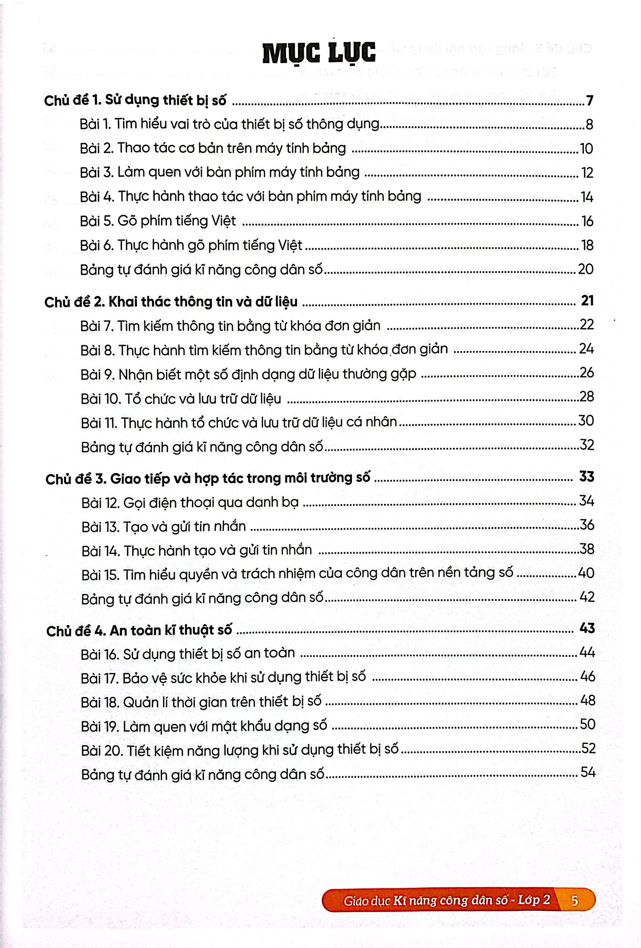 Giáo Dục Kĩ Năng Công Dân Số - Lớp 2 - Ảnh 4