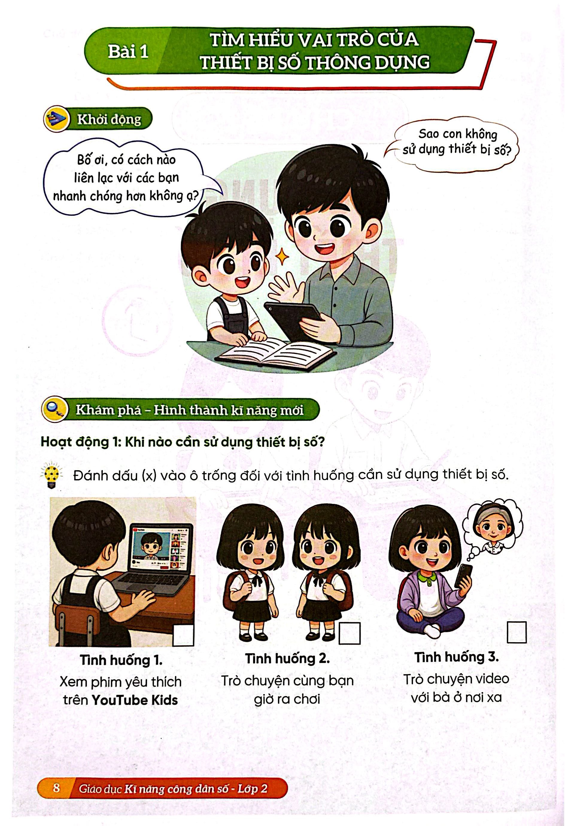 Giáo Dục Kĩ Năng Công Dân Số - Lớp 2 - Ảnh 5