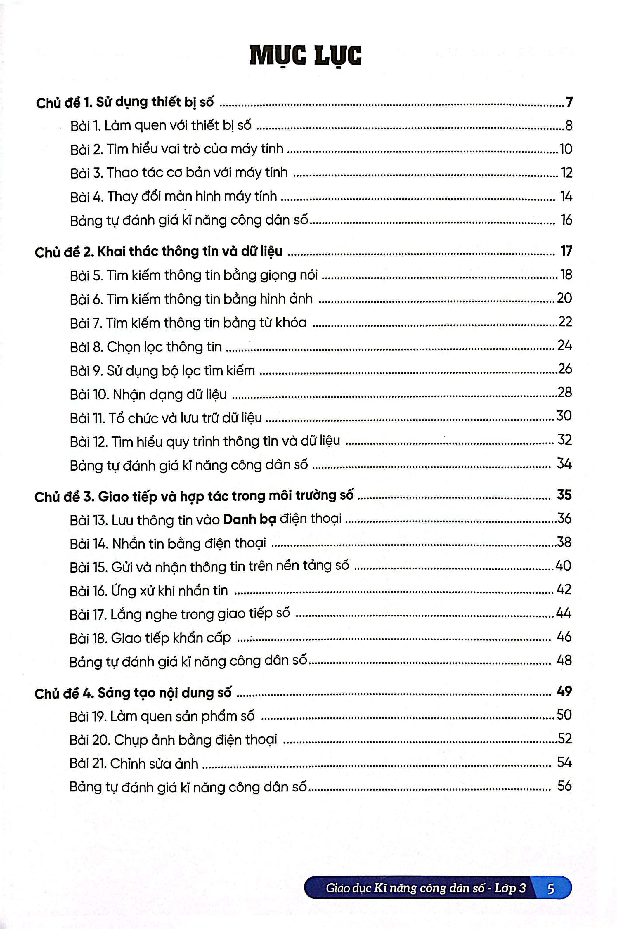 Giáo Dục Kĩ Năng Công Dân Số - Lớp 3 - Ảnh 4