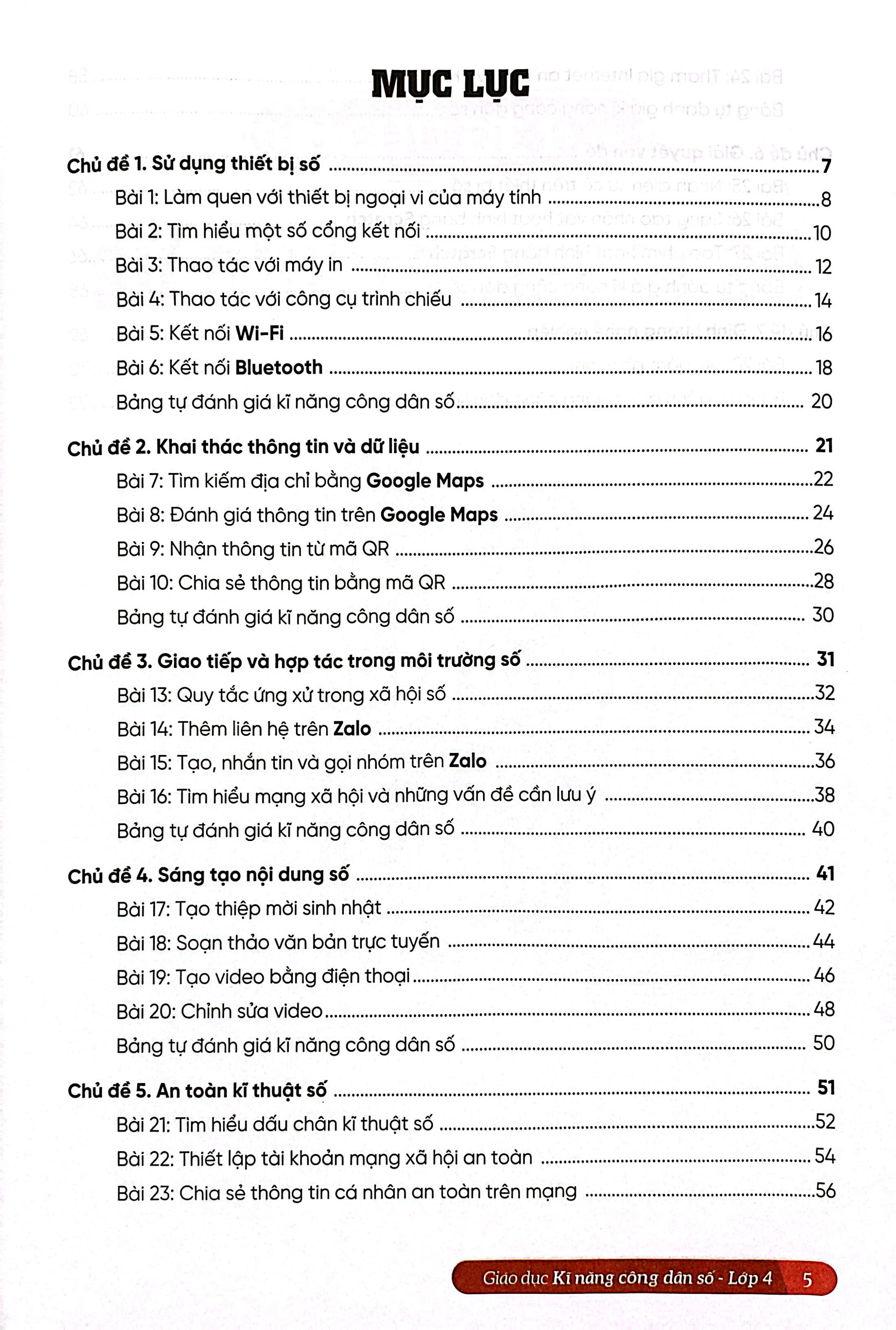 Giáo Dục Kĩ Năng Công Dân Số - Lớp 4 - Ảnh 4