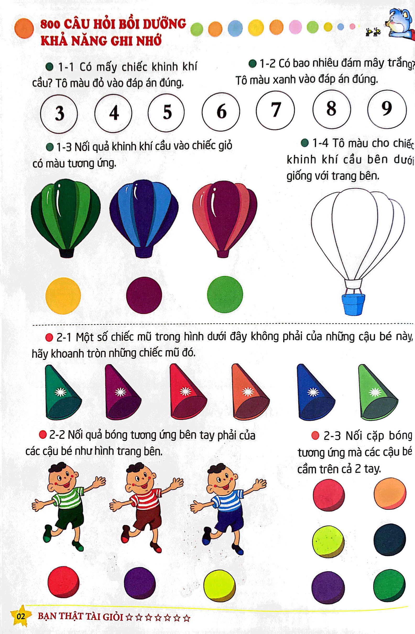giáo dục sớm phát triển trí não - 800 câu đố - bồi dưỡng khả năng ghi nhớ - Ảnh 5