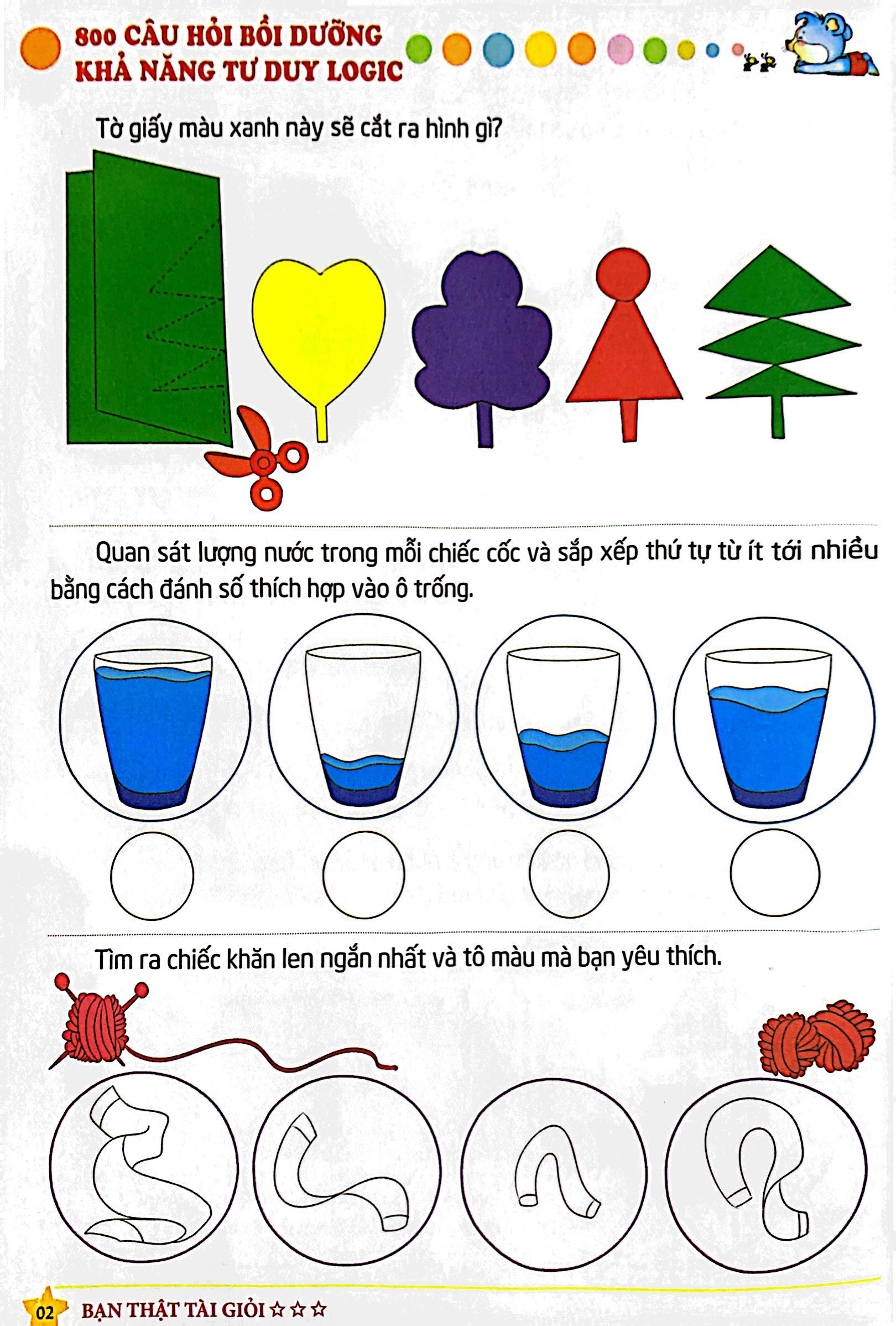 giáo dục sớm phát triển trí não - 800 câu đố - bồi dưỡng khả năng tư duy logic - Ảnh 3