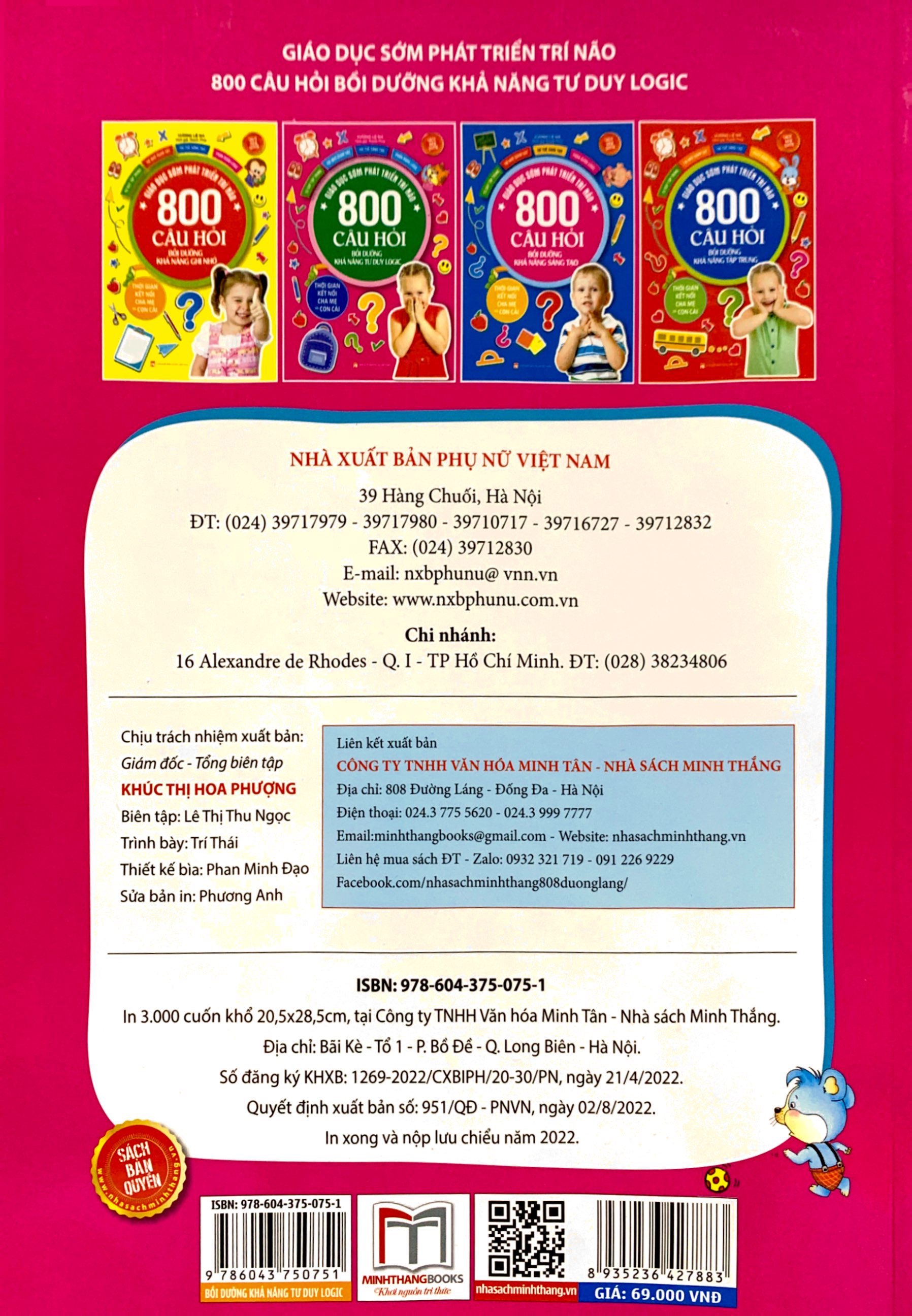 giáo dục sớm phát triển trí não - 800 câu đố - bồi dưỡng khả năng tư duy logic (tái bản) - Ảnh 6