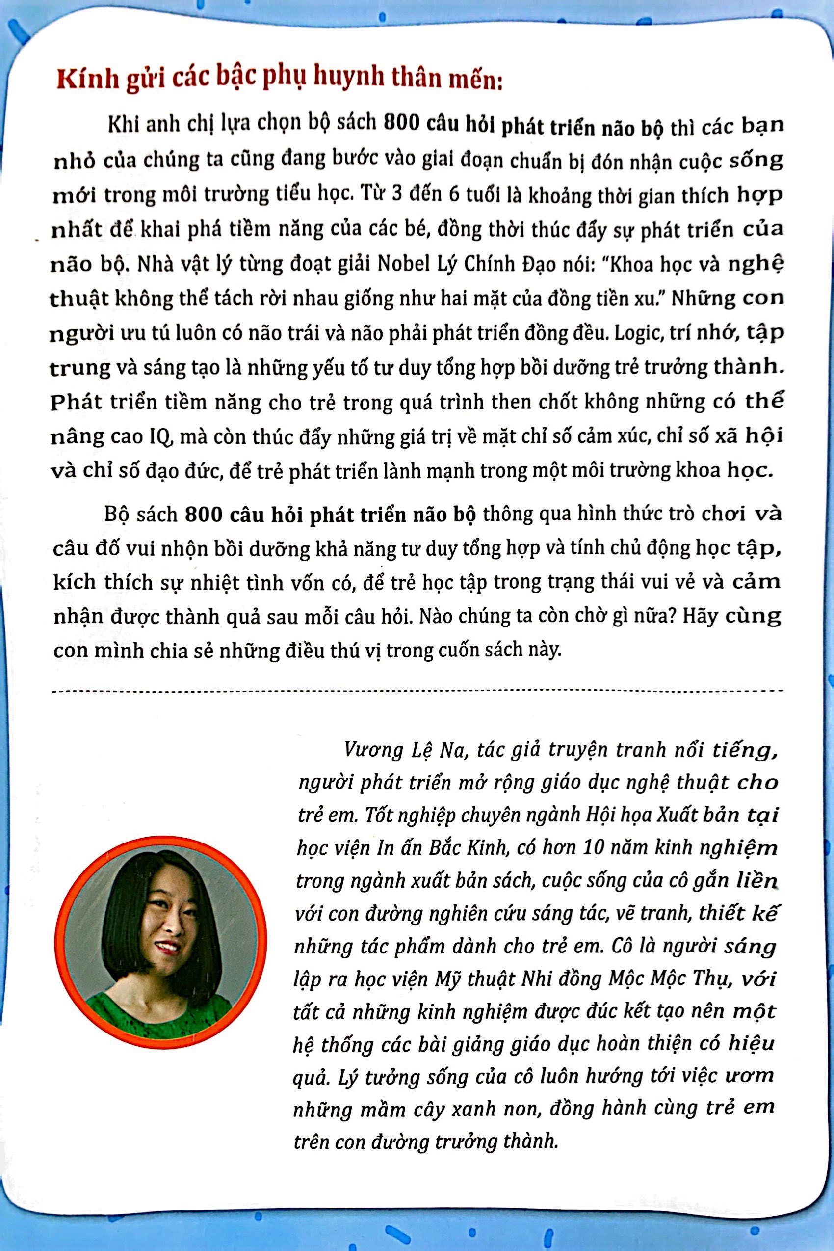 giáo dục sớm phát triển trí não - 800 câu hỏi bồi dưỡng khả năng sáng tạo (tái bản 2022) - Ảnh 2