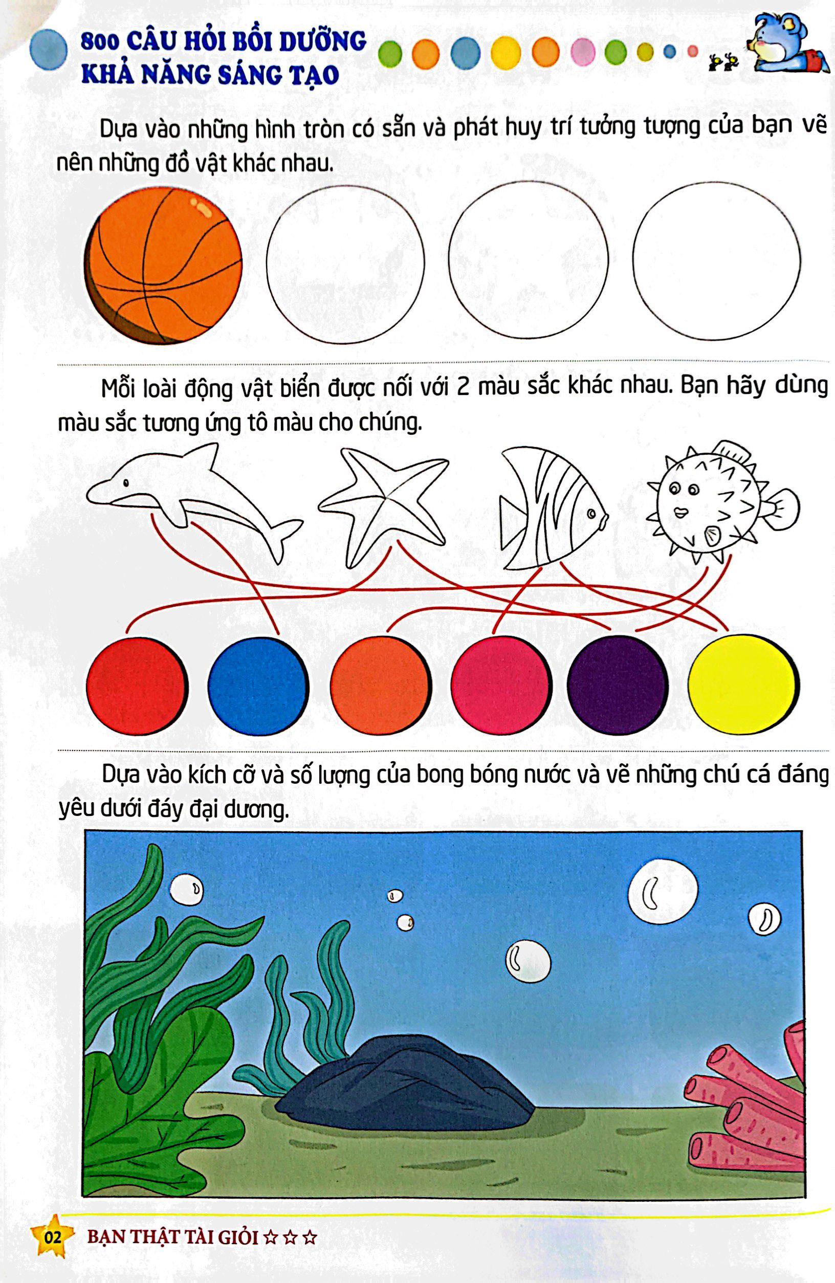 giáo dục sớm phát triển trí não - 800 câu hỏi bồi dưỡng khả năng sáng tạo (tái bản 2022) - Ảnh 4