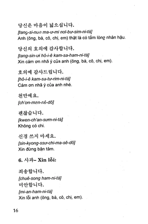 giao tiếp hàn - việt trong cuộc sống hàng ngày - Ảnh 15