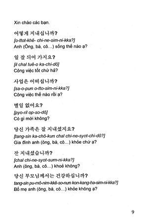 giao tiếp hàn - việt trong cuộc sống hàng ngày - Ảnh 8