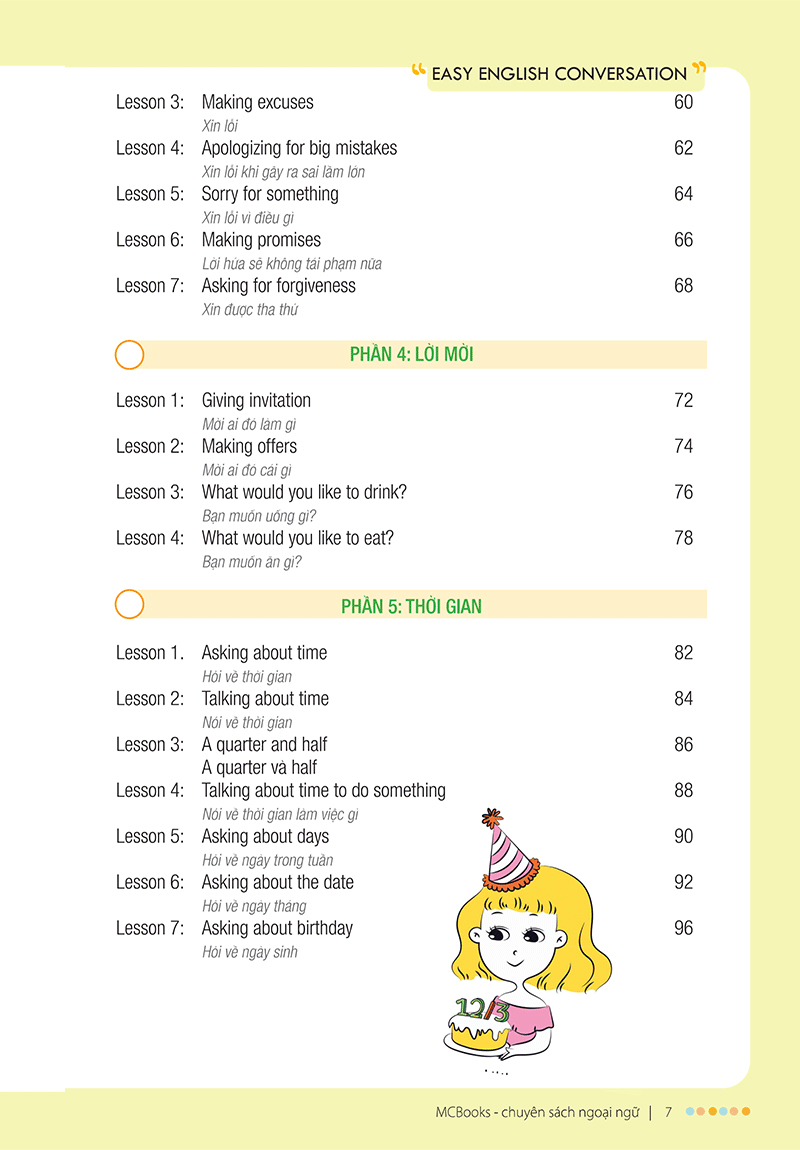 giao tiếp tiếng anh thật dễ dàng - easy english conversation (tái bản 2020) - Ảnh 4