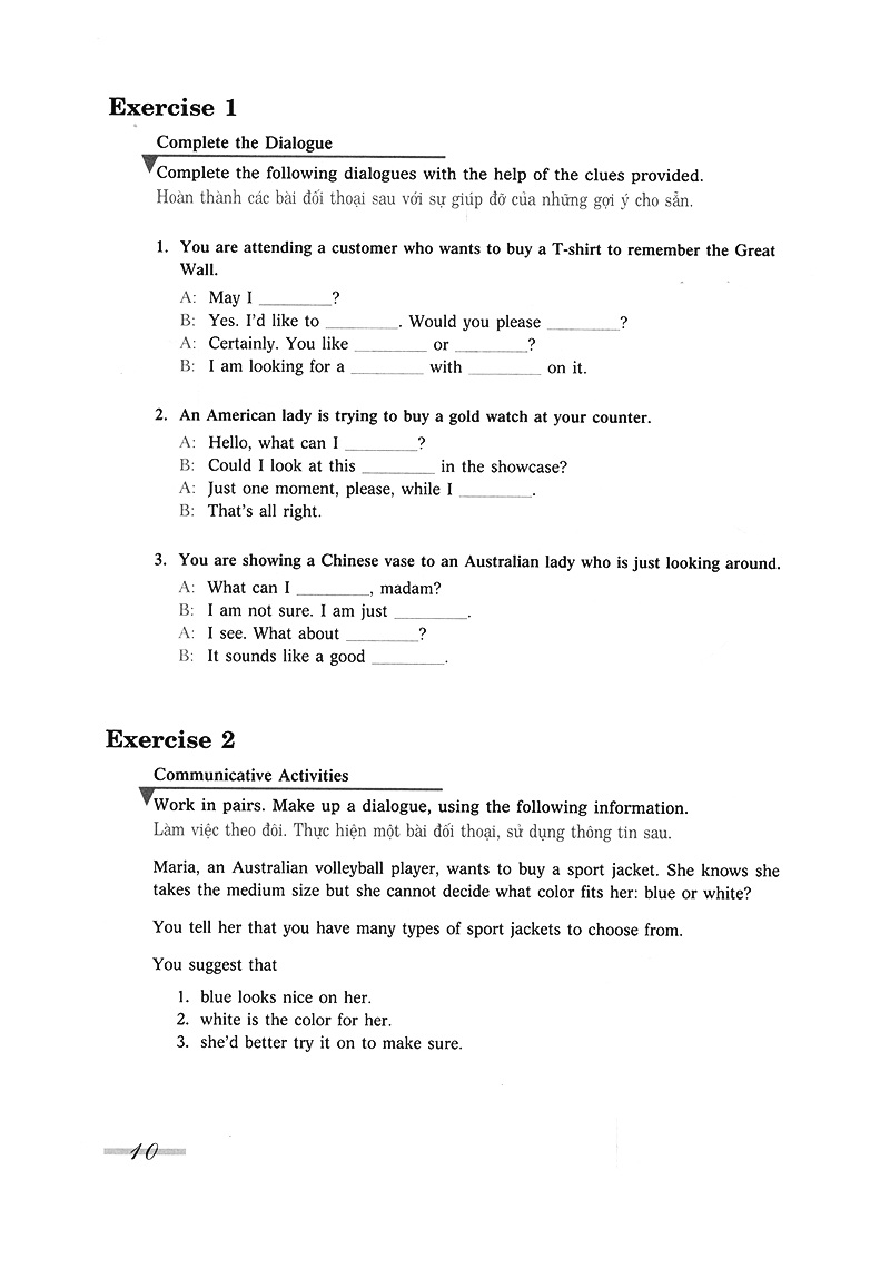 giao tiếp tiếng anh - tự tin trong mọi tình huống - trình độ trung cấp - Ảnh 9