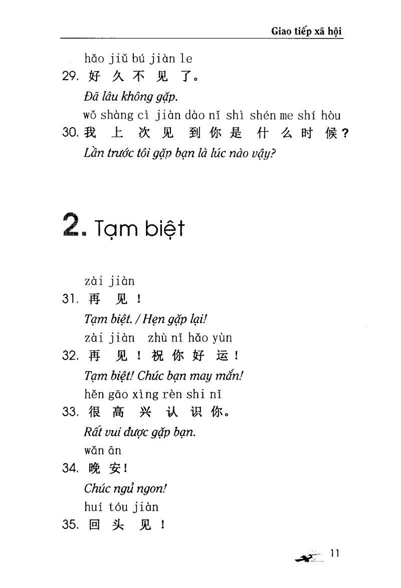 giao tiếp xã hội - 10 ngày có thể nói 1000 câu tiếng hoa - Ảnh 10