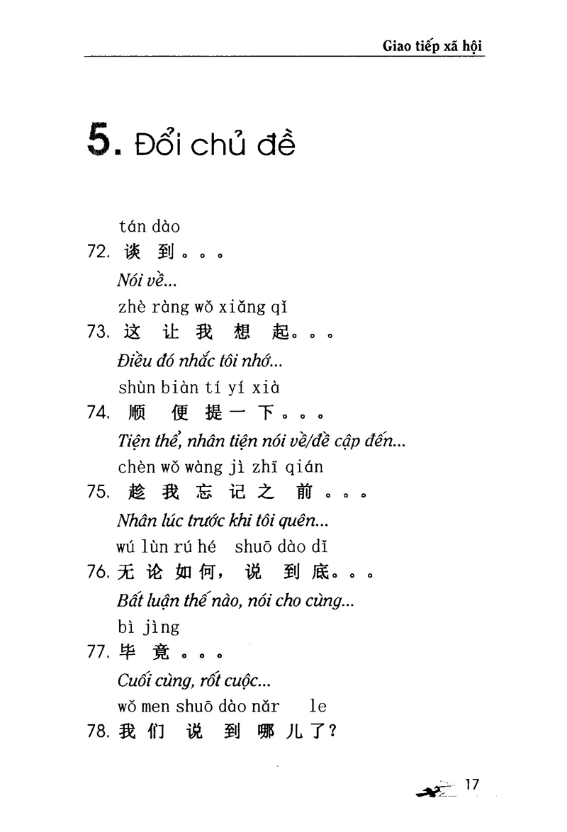 giao tiếp xã hội - 10 ngày có thể nói 1000 câu tiếng hoa - Ảnh 16