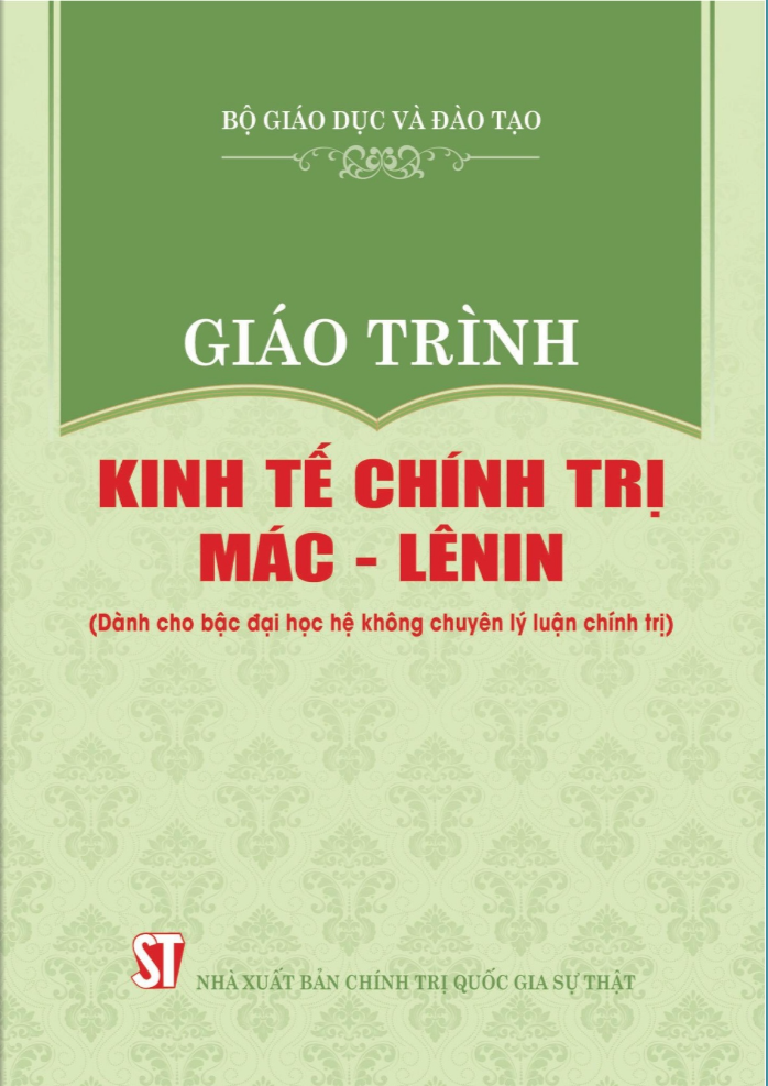 giáo trình kinh tế chính trị mác - lênin (dành cho bậc đại học hệ không chuyên lý luận chính trị) (tái bản 2024) - Ảnh 3