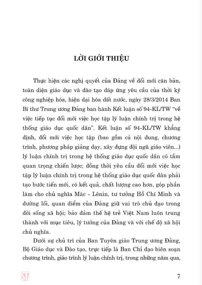 giáo trình kinh tế chính trị mác - lênin (dành cho bậc đại học hệ không chuyên lý luận chính trị) (tái bản 2024) - Ảnh 4