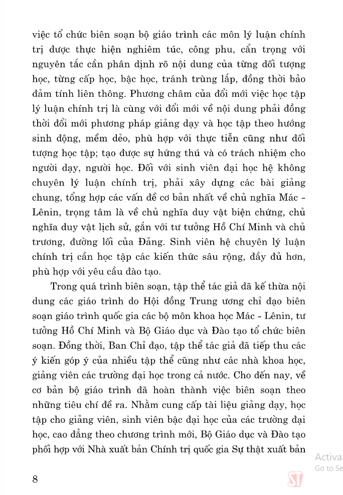 giáo trình kinh tế chính trị mác - lênin (dành cho bậc đại học hệ không chuyên lý luận chính trị) (tái bản 2024) - Ảnh 5